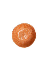 Slaschaal papaver 28cm zalm