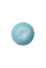 Slaschaal papaver 28cm lichtblauw
