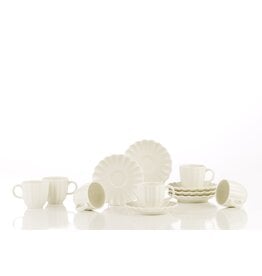 Espresso schotel 12 cm Luz wit