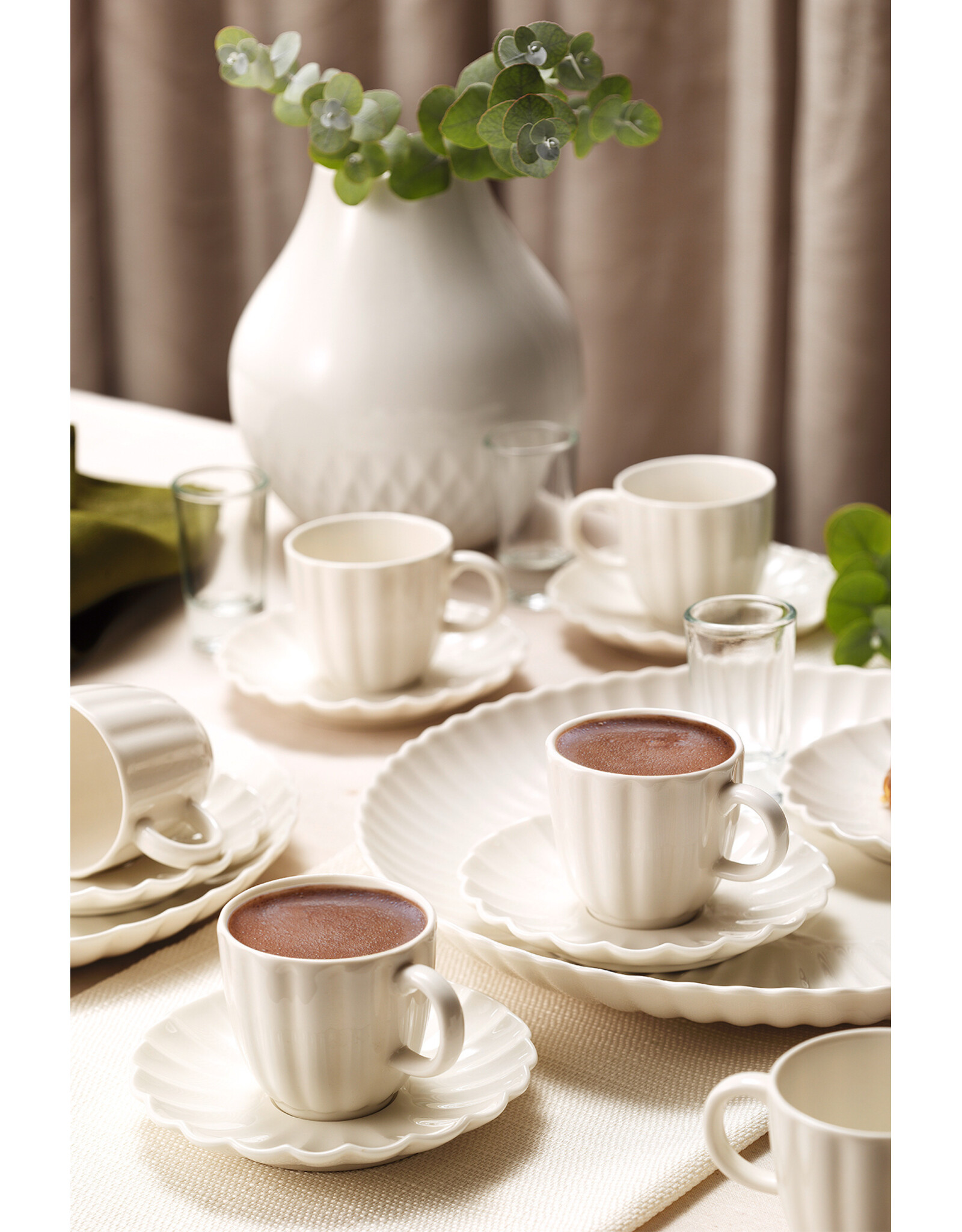 Espresso kopje met oor 5.7 cm Luz wit