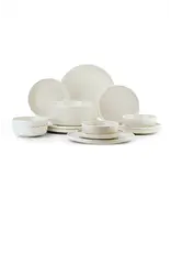 Diepbord 20 cm Moderna mat creme