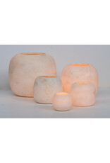 Albaster wax holder small white (427)