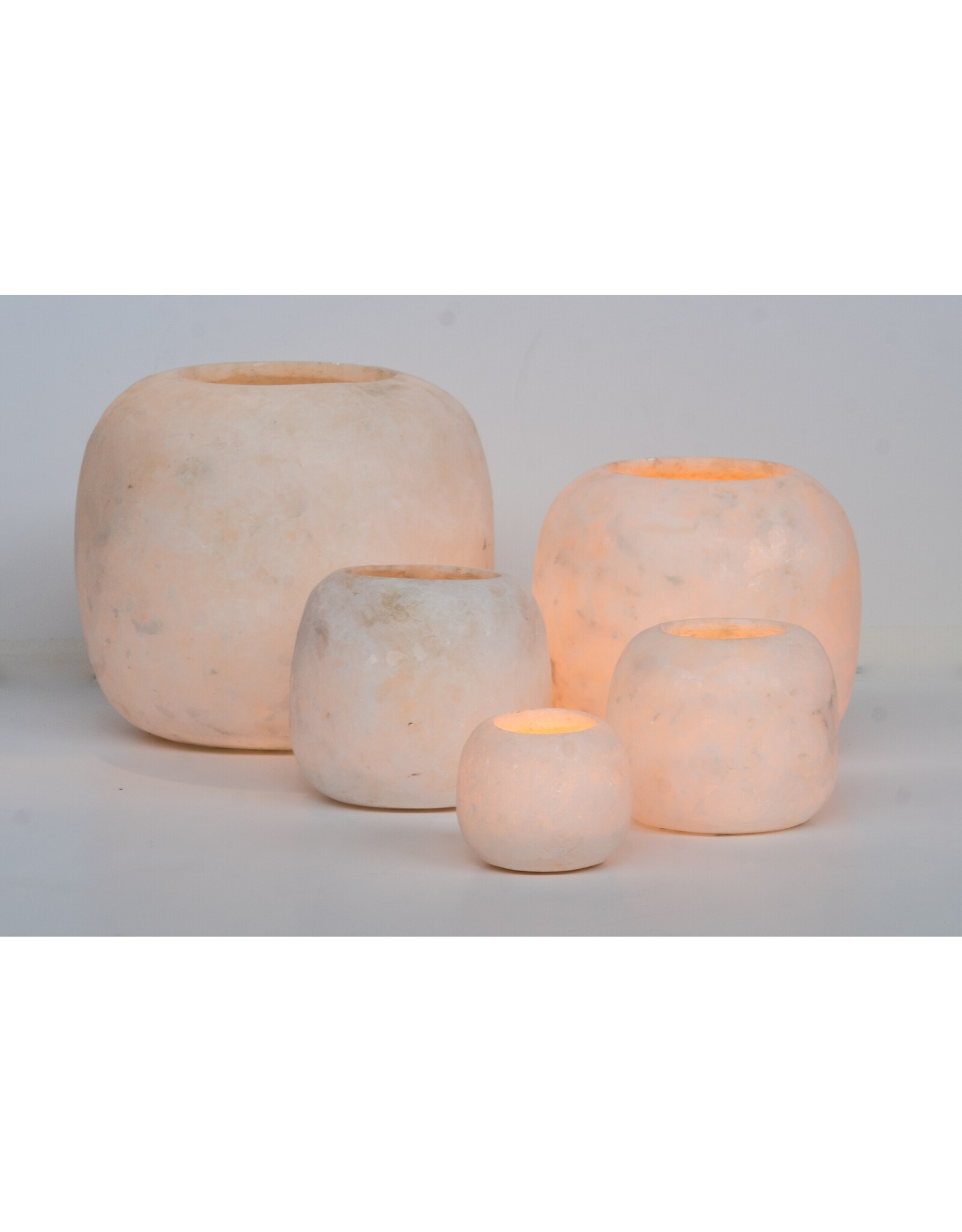 Albaster wax holder small white (427)