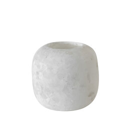 Albaster wax holder medium white (428)
