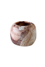 Albaster wax holder large brown (424)