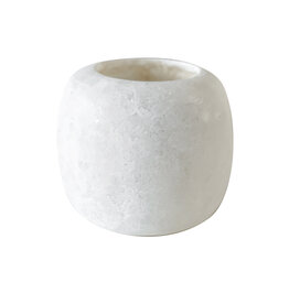 Albaster wax holder large white (429)