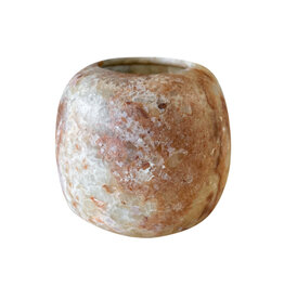 Albaster wax holder XL brown (425)