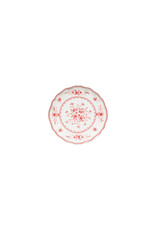 Gebaksbordje 17cm Vila wit-rood
