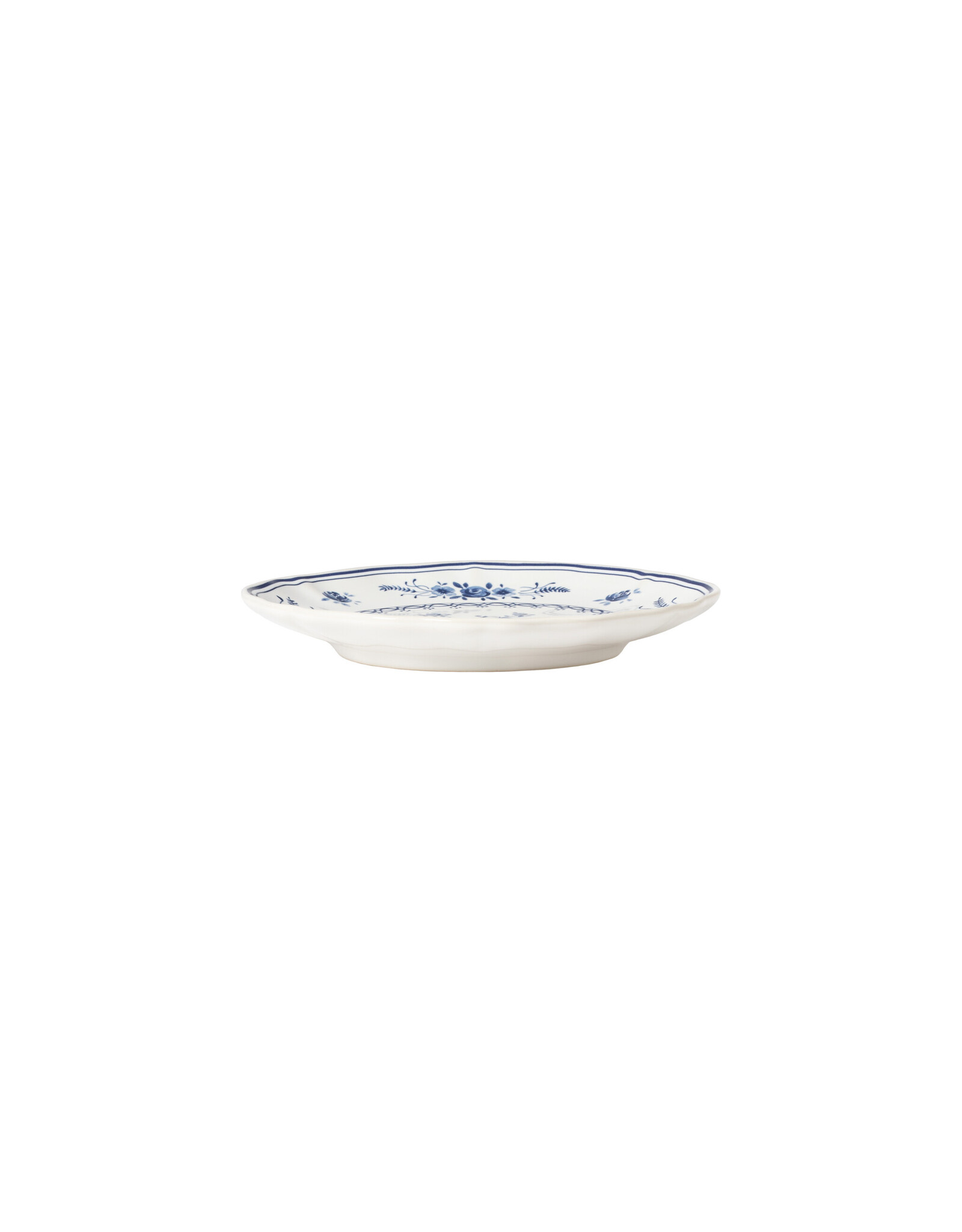 Gebaksbordje 17cm Vila wit-blauw