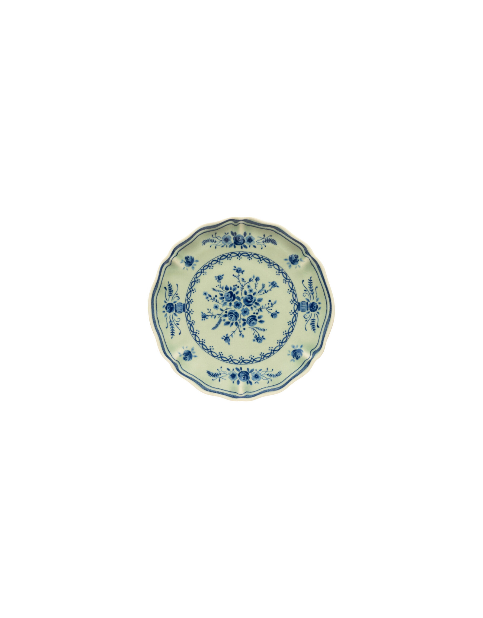Gebaksbordje 17cm Vila olijf-blauw