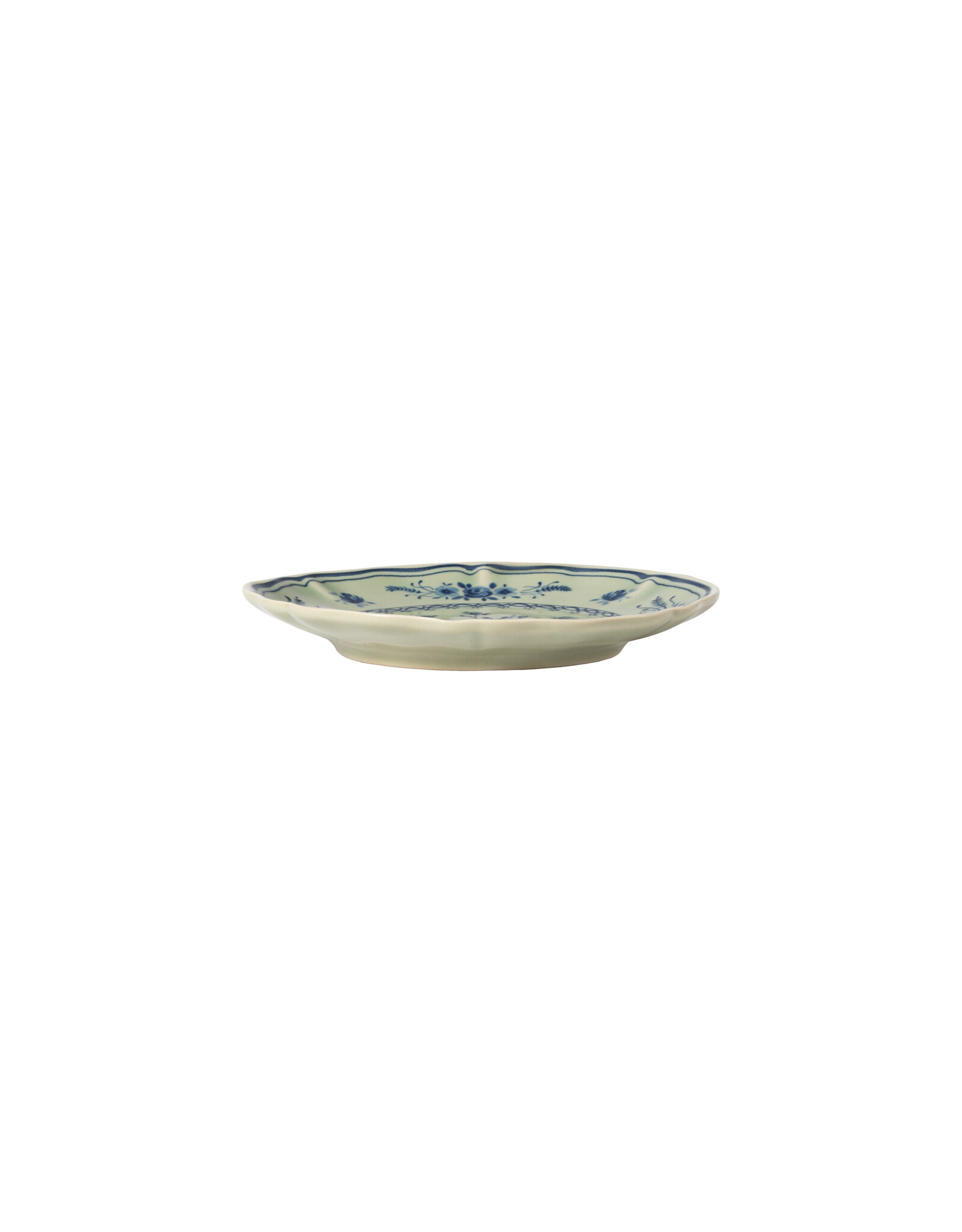 Gebaksbordje 17cm Vila olijf-blauw