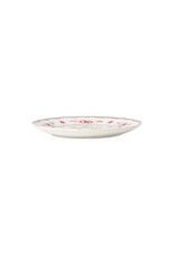 Ontbijtbord 21cm Vila wit-rood