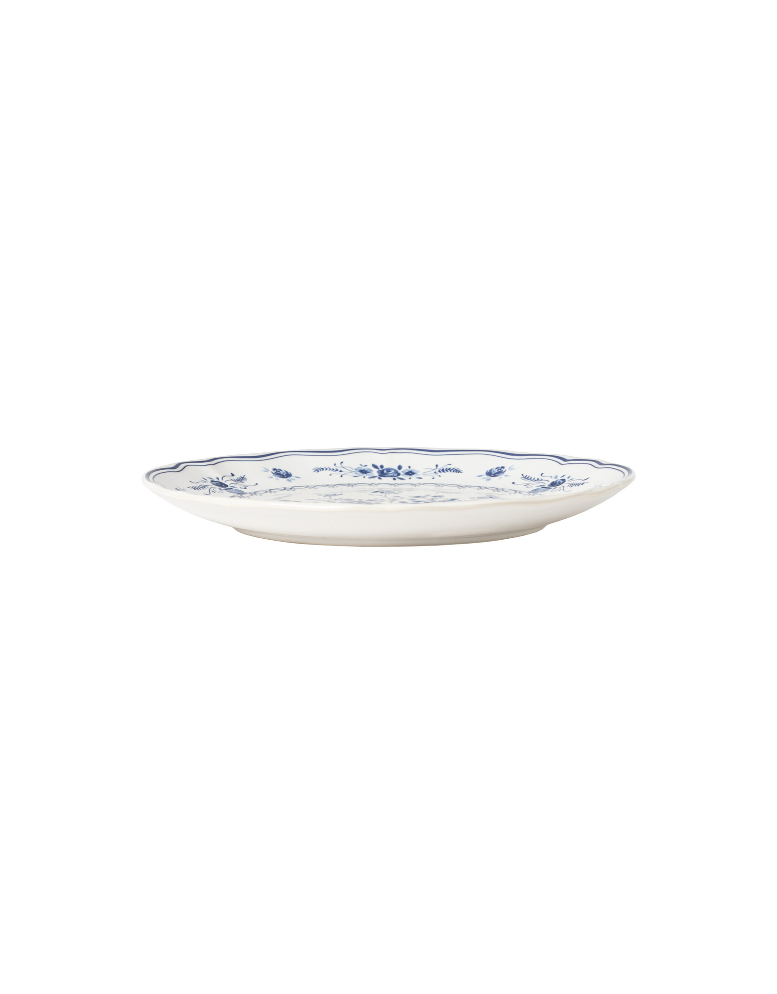 Ontbijtbord 21cm Vila wit-blauw