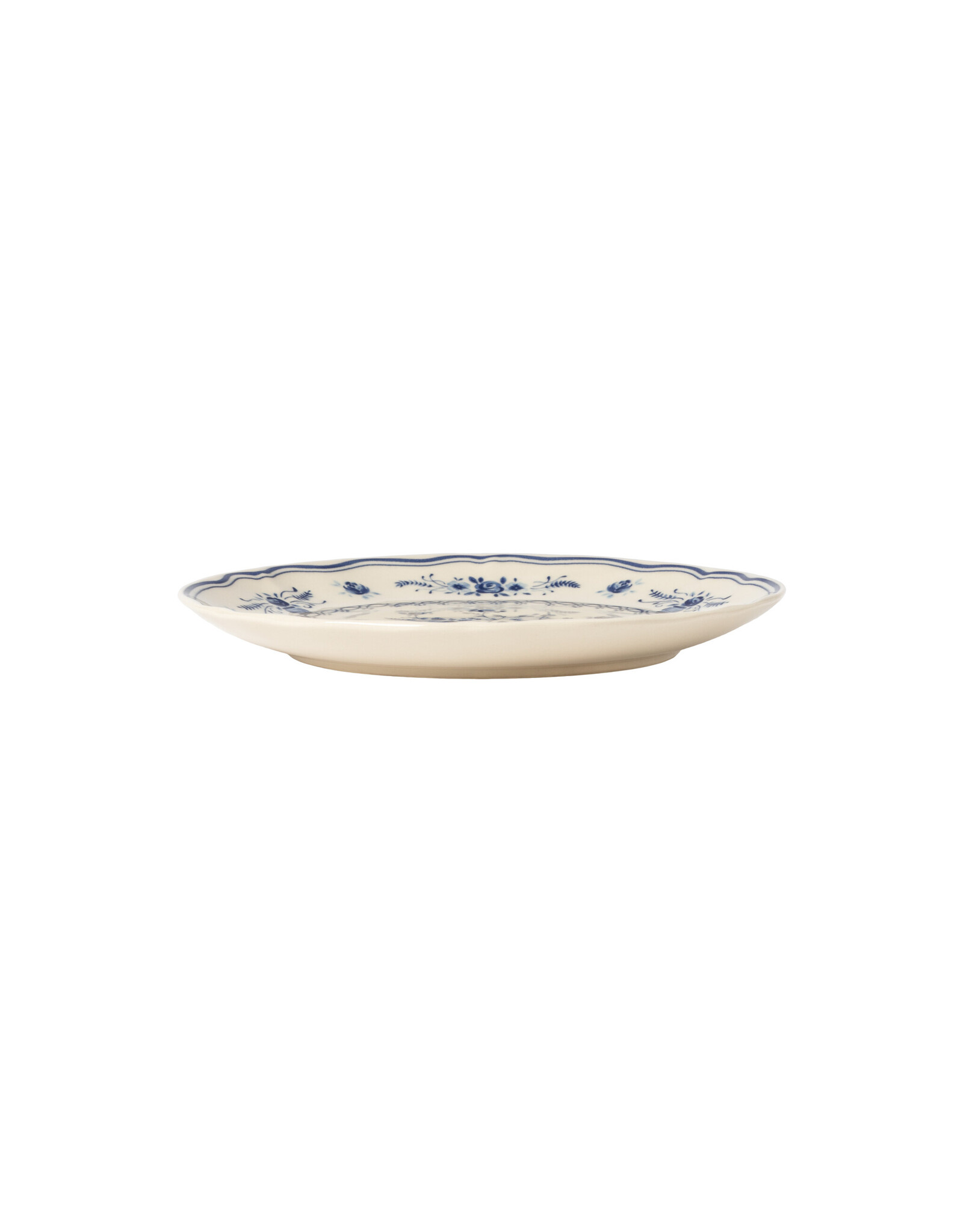 Ontbijtbord 21cm Vila beige-blauw