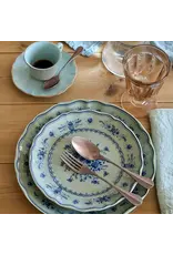 Ontbijtbord 21cm Vila olijf-blauw