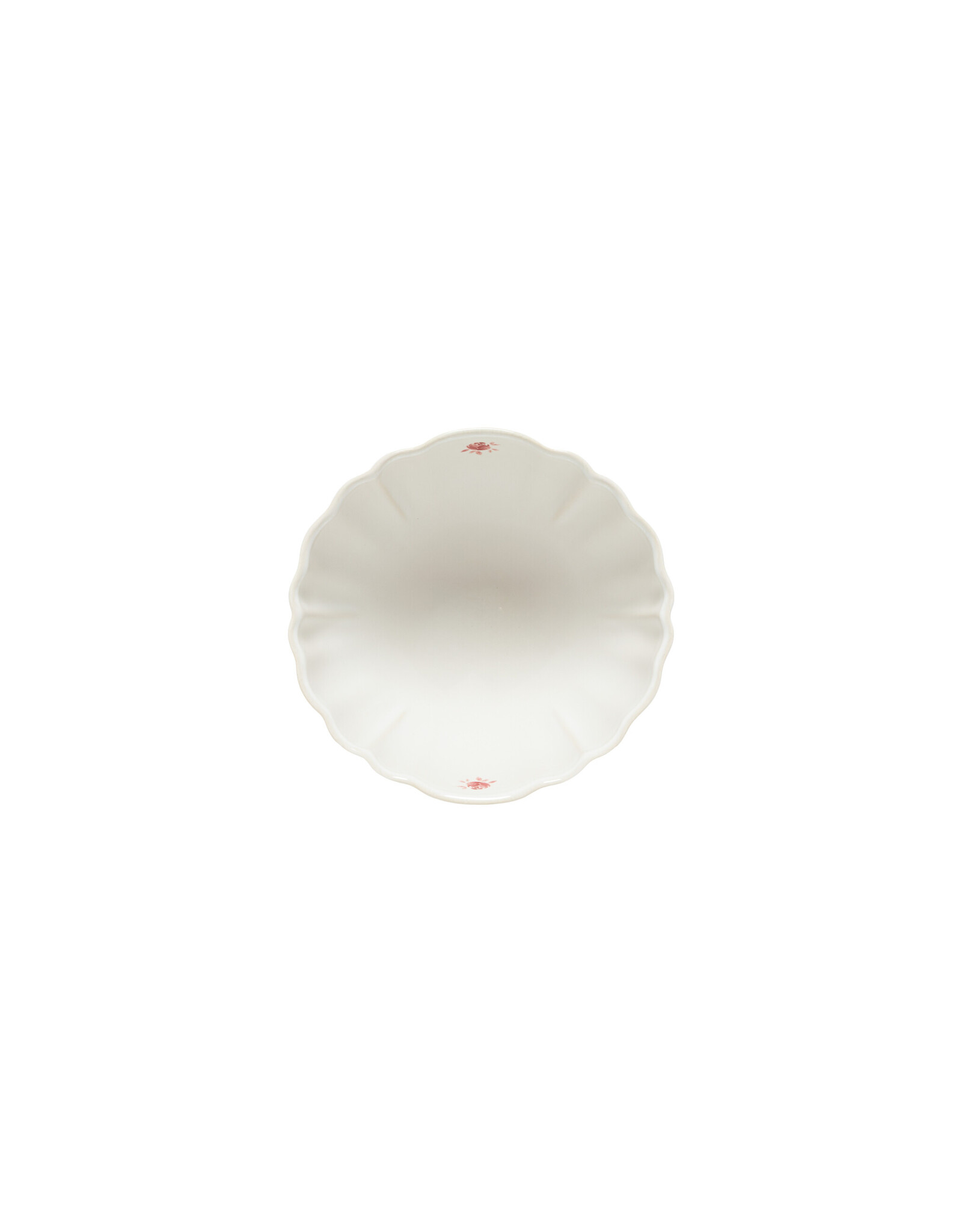 Kom 16cm Vila wit-rood