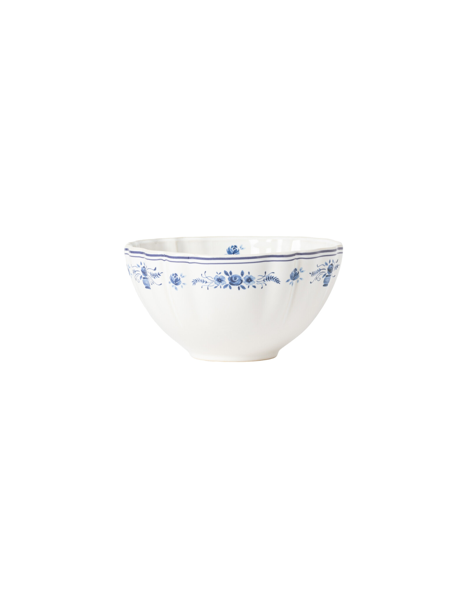 Kom 16cm Vila wit-blauw