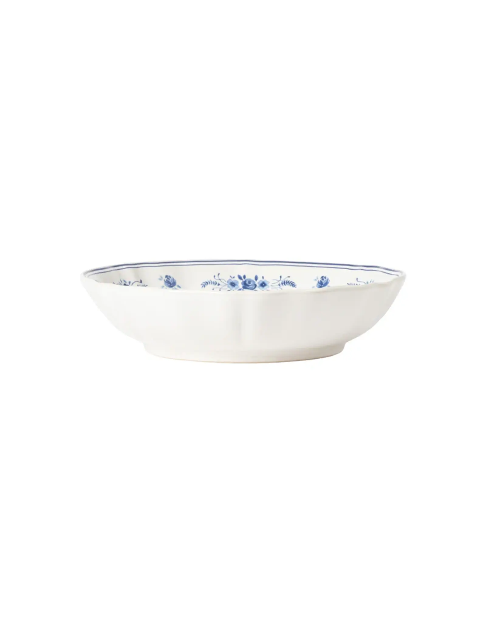 Soepbord 23cm Vila wit-blauw