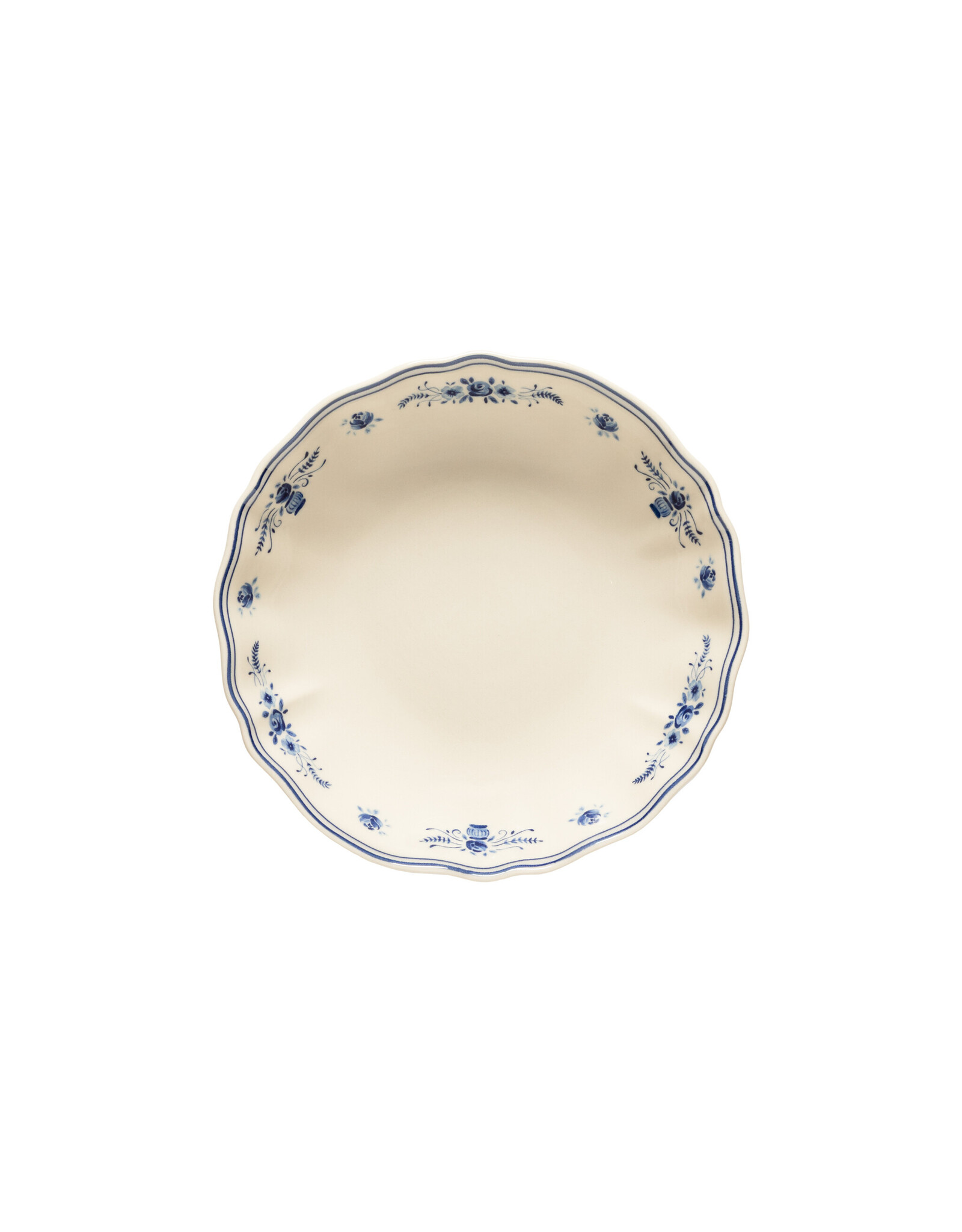 Soepbord 23cm Vila beige -blauw