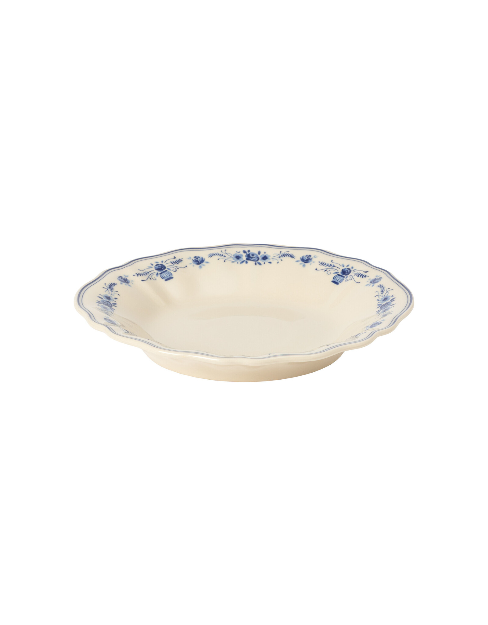 Pastabord 25cm Vila beige-blauw
