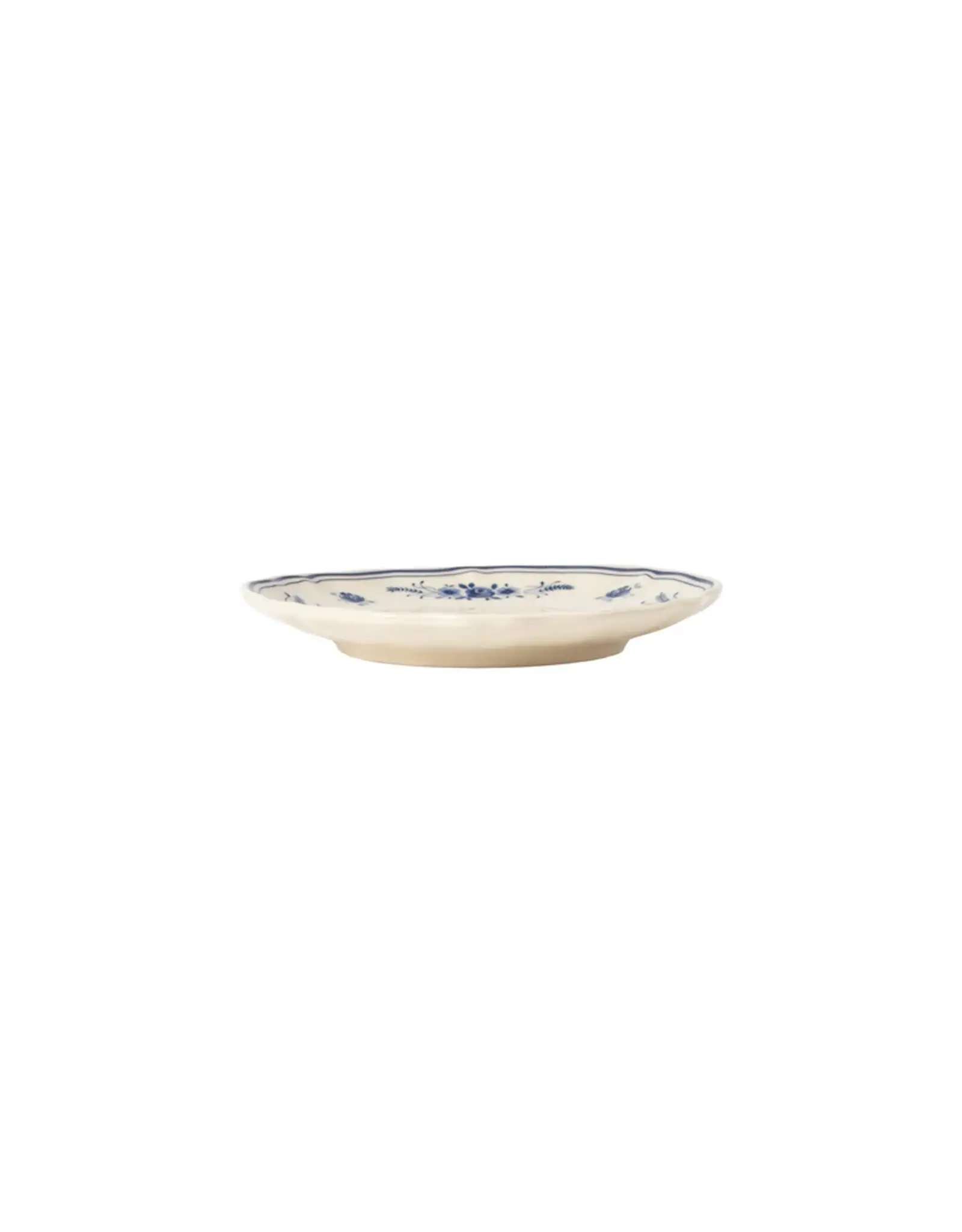 Koffiekop schotel 26cl Vila beige-blauw