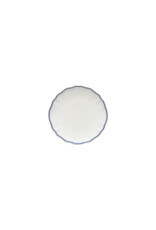 Gebaksbordje 17cm Vila wit-blauw rand