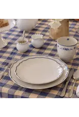Dinerbord 27cm Vila wit-blauw rand