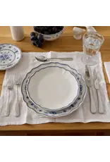 Ontbijtbord 21cm Vila wit-blauw rand