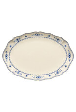 Ovale schaal 40 cm VILA Beige-blauw