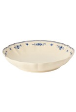 Ronde schaal 34 cm VILA beige-blauw