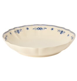 Ronde schaal 34 cm VILA beige-blauw