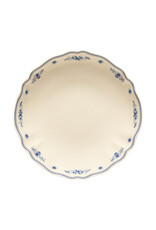 Ronde schaal 34 cm VILA beige-blauw