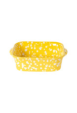 Ovenschaal vierkant 27cm RAFAELA geel
