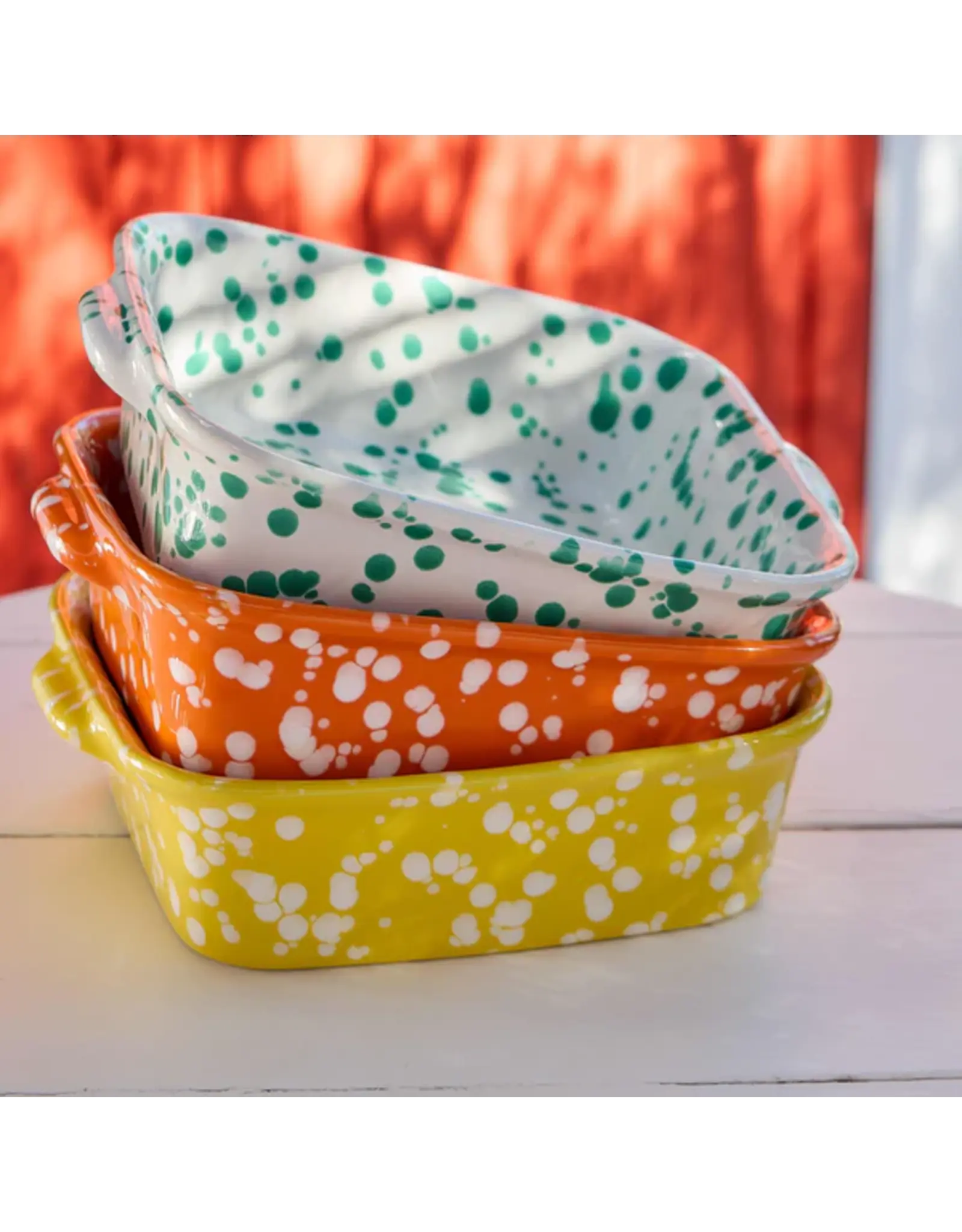 Ovenschaal vierkant 27cm RAFAELA oranje