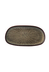 Schaal ovaal 30x16cm Shangri-la donker