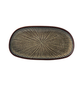 Schaal ovaal 30x16cm Shangri-la donker