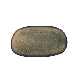 Schaal ovaal 25x14cm Shangri-la donker