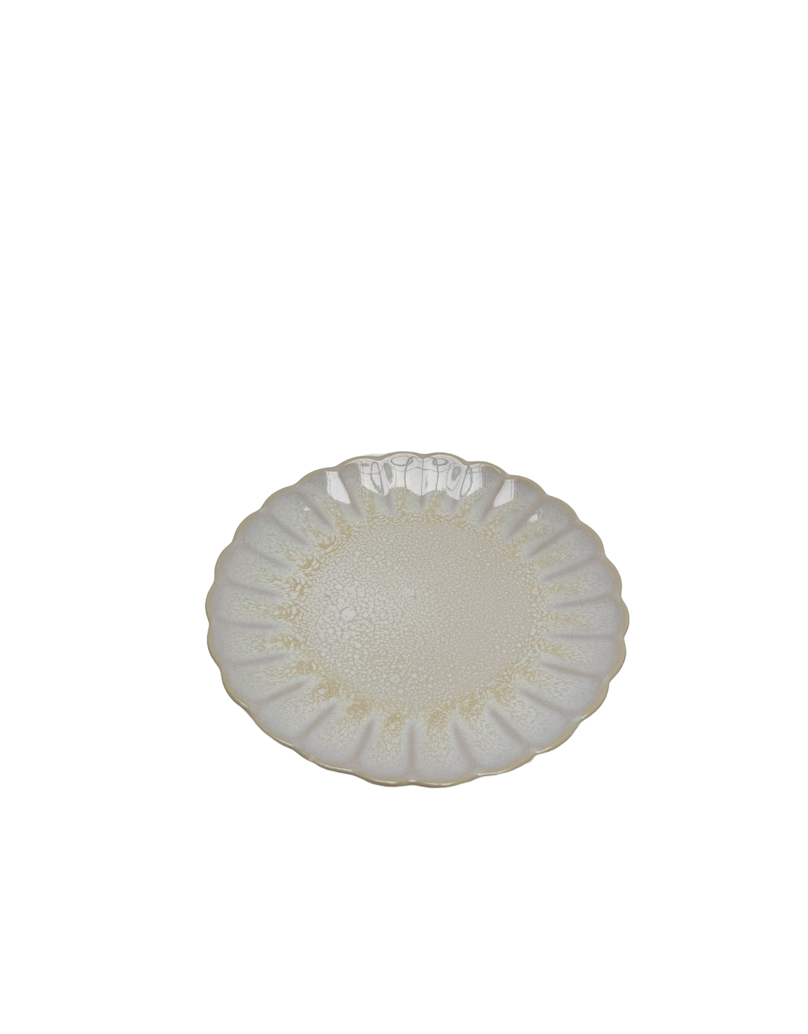 Dinerbord bloem 27cm Pedra wit