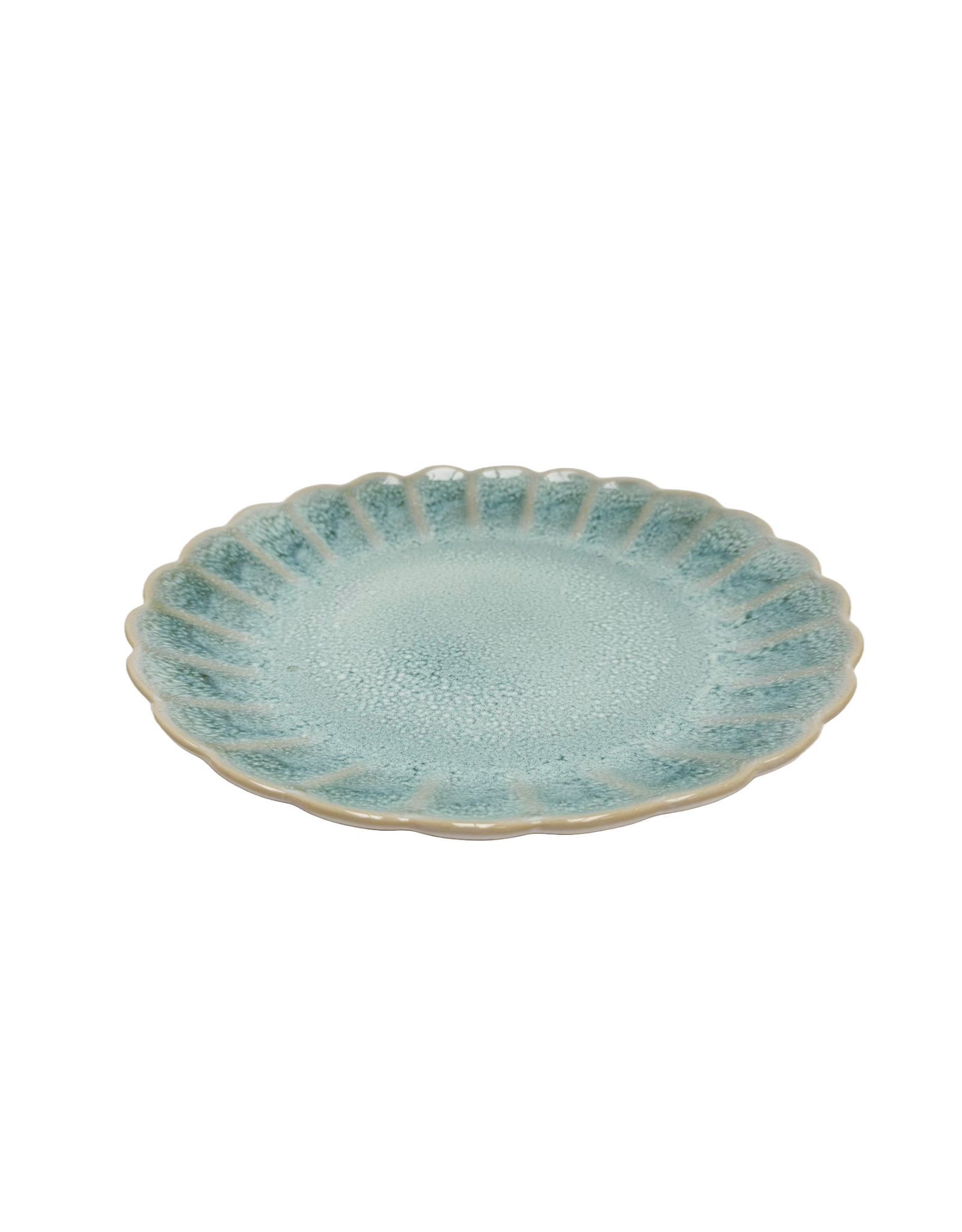 Dinerbord bloem 27cm Pedra Praia groen
