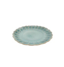 Dinerbord bloem 27cm Pedra Praia groen