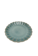 Dinerbord bloem 27cm Pedra Praia groen