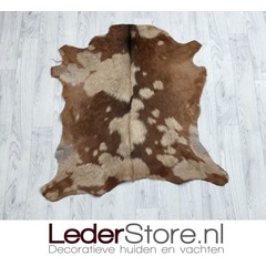 Goatskin brown beige 80x85cm