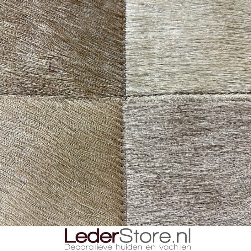 baai Kruipen leraar Koeienhuid patchwork beige tinten 240x180cm kopen? | Lederstore.nl -  Lederstore.nl