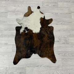 Small cowhide brown black white 90x60cm