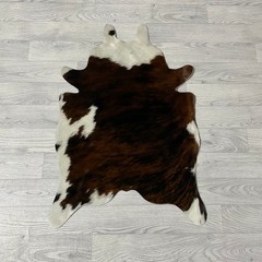 Small cowhide brown black white 90x60cm