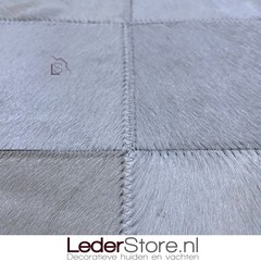 Koeienhuid patchwork off-white 240x180cm