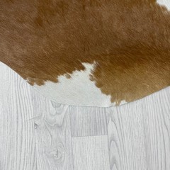 Cowhide brown white Hereford 205x200cm