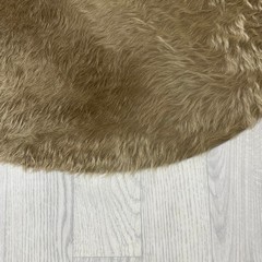 Kuhfelle beige champagner 215x190cm