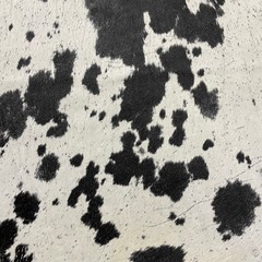 Koeienhuid zwart wit creme salt and pepper 230x200cm M/L