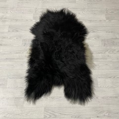 Sheepskin black white 115x75cm M